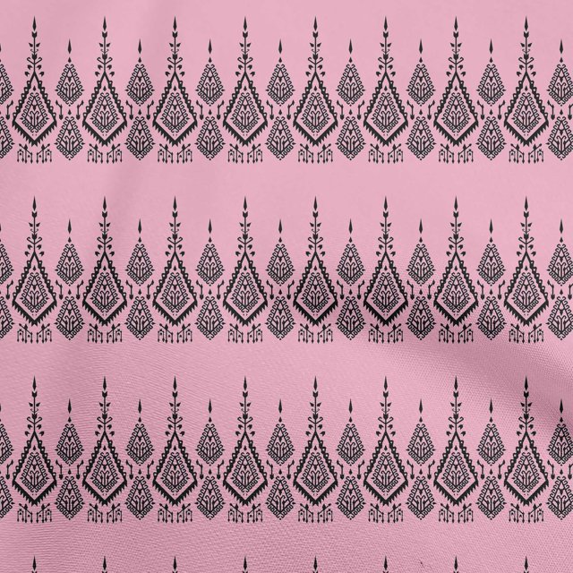 oneOone Velvet Rose Pink Fabric Block Sewing Material Print Fabric By The Yard 58 Inch Wide