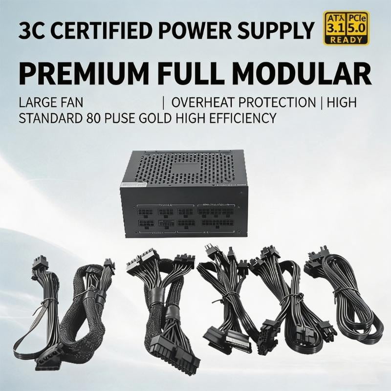 CEORPER Energy Efficient 500W PC Power Supply Ideal For Gaming Computers