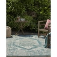 thumbnail image 4 of Outdoor Nirie Collection Area Rug Charcoal - 5'3" Round, 4 of 5