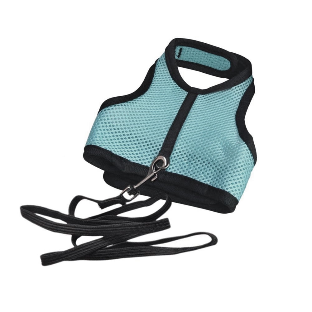 GROFRY Rabbit Harness Rabbit Guinea Pig Hamster Pet Harness Vest Mesh Chest Strap with Traction