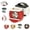 Red+White, variant on Adjustable Suction Cup Power Strip Holder, Reusable Rotating Under Desk Or Wall Mount Organizer for Power Strips, Cords and Cable Management, Home Office Kitchen(Brown)