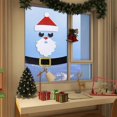 thumbnail image 5 of pieza de pegatinas navideñas para ventanas, decoraciones navideñas para Papá Noel, muñeco de nieve, pegatinas para puerta y pared, Feliz Año Nuevo 2024, 5 of 5