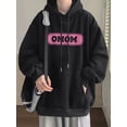 thumbnail image 3 of Sudadera con capucha y estampado de letras de otoño para hombre, sudaderas con capucha de gran tamaño de forro polar estilo hip hop, nueva moda coreana 2024, sudadera con capucha estilo urbano Y2K, 3 of 5