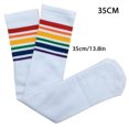 thumbnail image 4 of Qarigey Calcetines de tubo medio Transpirable Algodón puro Buena retención de calor Medias Diseño de rayas Absorbente de sudor para niños Medias Tipo 46 Qarigey AP009517-46, 4 of 6