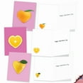 thumbnail image 4 of The Best Card Company 20 Assorted Valentine's Day Notecards Boxed Set 4 x 5.12 Inch with Envelopes (10 Designs, 2 Each) Fruit Hearts AM8992VDG-B2x10, 4 of 6
