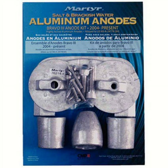 Martyr Bravo 3 Kit Aluminum Anodes Automotive Specialty Parts
