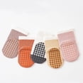 thumbnail image 2 of Baby Toddler Non-skid Socks with Grips Anti Skid Slipper Cartoon Socks for Girls Boys Infant Newborn 5 Pairs, 2 of 9