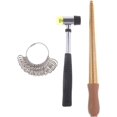 thumbnail image 4 of Rubber Hammer Ring Mandrel Sizer Ring Sizer Guage US Jewelry Tools Kit, 4 of 5