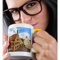 thumbnail image 2 of 3drose, Rothenburg Ob Der Tauber, Bavaria, Germany - Eu10 Mgl0152 - Miva Stock, 11oz Two-tone Yellow Mug, 2 of 6