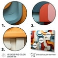 thumbnail image 3 of Designart "Geometric Snake Serpentine beauty V" Abstract Spirals Floater Framed Canvas Print, 3 of 7
