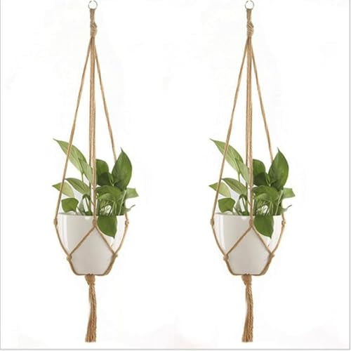 Plant Hanger Indoor Hanging Planter for Plants Holder with Hooks,Different Size for Boho Home Decor
