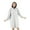 Gray, variant on Womens Fashion Bathrobe Long Sleeve Hooded Coral Velvet Pure Color Quick Dry Robe Soft Warm Casual Absorbent Winter Home Sleep Relaxation