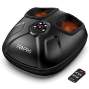 RENPHO Foot Massager with Heat, Shiatsu Foot Massager Machine for Neuropathy Pain and 10 Air Compression, FSA HSA Eligible, Gifts for Women Men