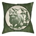 thumbnail image 5 of Artistic Weavers Lodge Cabin Raccoon Ridge Pillow Poly Filled 18' x 18', 5 of 9