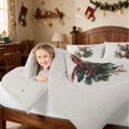 thumbnail image 5 of Manfei Reindeer Queen Bedding 7 Pieces Christmas Bedding Comforter Set Queen, Lilac White, Gray Reversible, 5 of 6