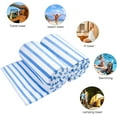 thumbnail image 5 of NC 2 Piece Bath Towel Set, Microfiber Absorbent Fast Drying Bath Towels, 30" x 60", Blue, 5 of 6