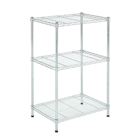 3 tier chrome shelving 15.7x23.6x37.5in