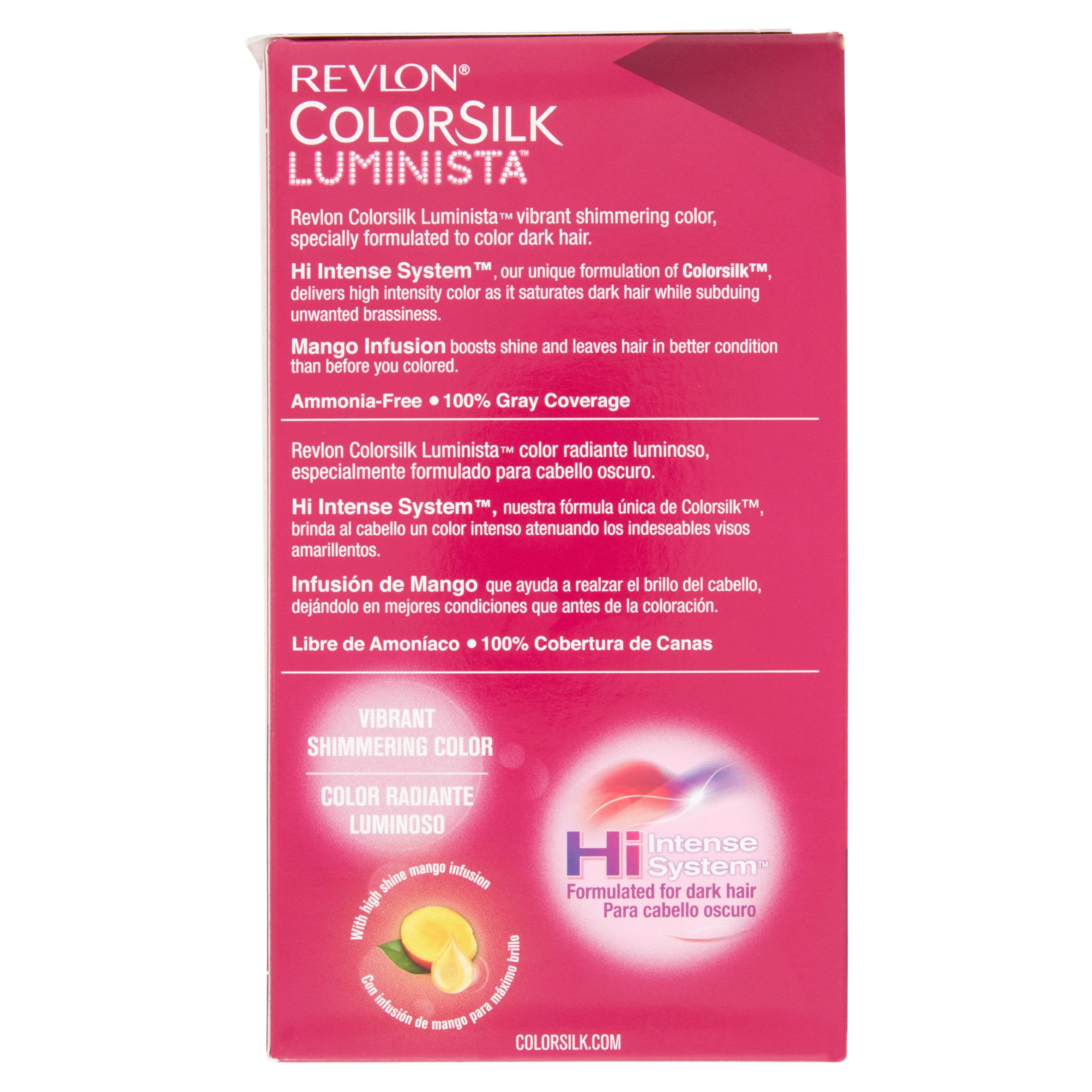 Revlon ColorSilk Luminista, Permanent Hair Color, 150 Red