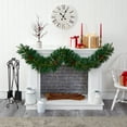 thumbnail image 6 of Nearly Natural 6’ x 7" Pre-Lit Mixed Pine Artificial Christmas Garland, Clear LED Lights, 6 of 6