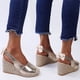 thumbnail image 4 of Verano Color sólido Baotou Sandalias de cuña diarias serpentinas para mujer Zapatos de mujer Wmkox8yii shjk1880, 4 of 8