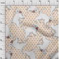 thumbnail image 3 of oneOone Rayon Off White Fabric Kawai Sewing Craft Projects Fabric Prints By Yard 56 Inch Wide, 3 of 5