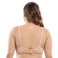 thumbnail image 4 of 3 Pack Women's Underwire Minimizer Bra Unlined Full Bust Bra Non-Padded Plus Size Bra Sexy lace Bra, 4 of 5
