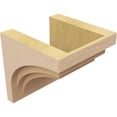 thumbnail image 5 of 11"W x 11"D x 11"H Wide Rockford Rough Cedar Woodgrain TimberThane Corbel, Primed Tan, 5 of 6