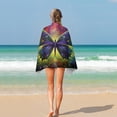 thumbnail image 4 of Wildflowers Butterfly Beach Towel Microfiber Beach Towels Sand Free Quick Dry Lightweight Travel Towels, 4 of 7