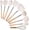White, variant on Full-Size Kitchen Utensils Set, 9- Large Cooking Utensils with Wooden Handles & Stainless Steel, Heat Resistant Grade Spatula Set for Nonstick Cookware