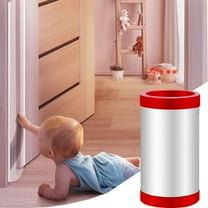 Tutuviw Door Finger Pinch Protector,47in Clear Door Jamb Shield for Finger Safety,Transparent Finger Pinch Door Guard,Unversal Door Hinge Cover for Flush Door Hinges,Gates,Pivot Doors