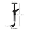 thumbnail image 4 of Meitianfacai Toilet Plunger,High Pressure Drain Plumb Plunger and Air Drain Blaster Kit,Stainless Steel Plungers for Bathroom/Floor Drain/Shower/Kitchen/Sink/Bathtub/Clogged Pipe, 4 of 5