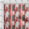 thumbnail image 2 of oneOone Silk Tabby Light Red Fabric Floral Sewing Craft Projects Fabric Prints By Yard 42 Inch Wide, 2 of 5
