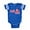 Royal Blue, variant on CafePress - Mei Mei - Cute Infant Baby Football Bodysuit