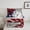 Blue Gray White, variant on Manfei Flower Floral Comforter Sets Twin Size,Boho Dahlia Comforters & Duvets,Red White Bedding Twin Comforter Set,Ultra Soft Bedroom Decoration,2-Piece