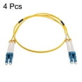 thumbnail image 3 of Unique Bargains 4Pcs 1.64Ft Single Mode Duplex Fiber Optic Patch Cable LSZH Fiber Jumper Optical LC to LC for Router Switches, 3 of 6