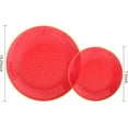thumbnail image 2 of Exercise & Fitness 60 Pcs Red Plasitc Plates, Clear Red Disposable Plates With Gold Rim, Fancy Party Plates, red Hammered Plastic plates Include 30 Dessert Platos, 30 Dinner Platos, 2 of 17
