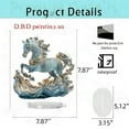 thumbnail image 2 of Acrylic Horse Figurine with Stand, 2D Run Horse Multi-Functional Decorative Base for Display, Home Office Desk Decor for Living Room, Bedroom, and Workspace Decoration, 2 of 5