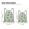 thumbnail image 2 of Fotbe Cute Sea Turtles Bolsa Mochila con Cordón Estampada, Bolsa de Gimnasio Deportiva, Bolsa Cinch, Bolsa con Cordón para Hombres y Mujeres-Medium, 2 of 6