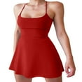 thumbnail image 2 of Femmes 2-Pièces Tenue Sans Manches Mini-Robe de Tennis avec Short, 2 of 9