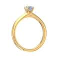 thumbnail image 2 of 1/3 Carat Diamond Solitaire Engagement Ring in 14K Yellow Gold (Ring Size 5.75), 2 of 6