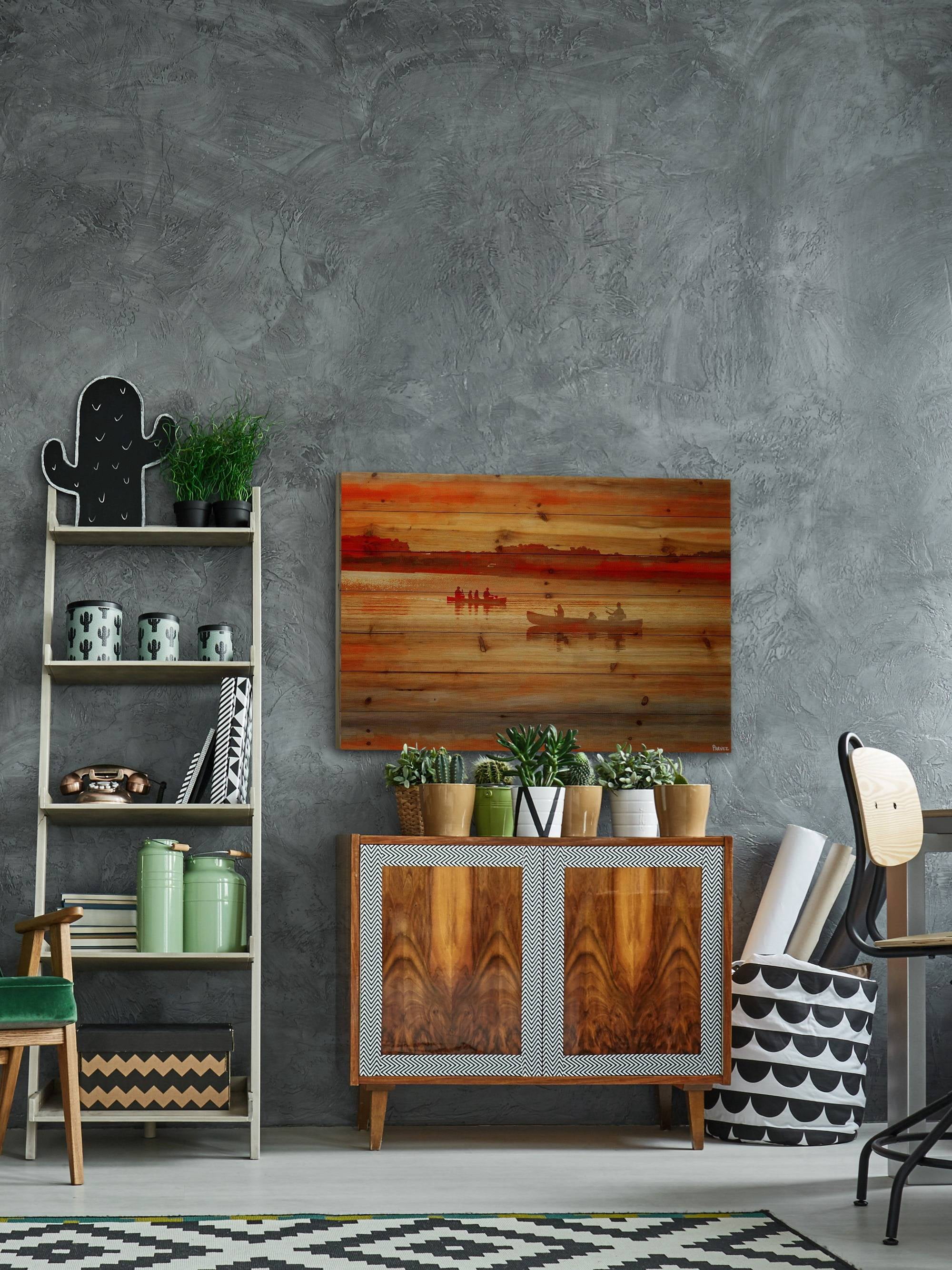 Parvez Taj Lake Lavielle Pinewood Wall Art, 20" x 30"