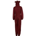 thumbnail image 3 of Combinaison en Peluche pour Femmes Pyjama d'Hiver à Fermeture Éclair Col Haut Chaud Chandails à Capuchon, 3 of 3
