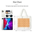thumbnail image 3 of Rocae Beautiful Fox A or Plush Underarm Bag White Furry Purse Handbag for Autumn and Winter, 3 of 7