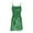Green, variant on Kaemgyyd Women's Sequin Dress Sparkly Glitter Spaghetti Straps Bodycon Mini Dress Cute Ruffle Hem Tie Back Party Nightclub Dresses