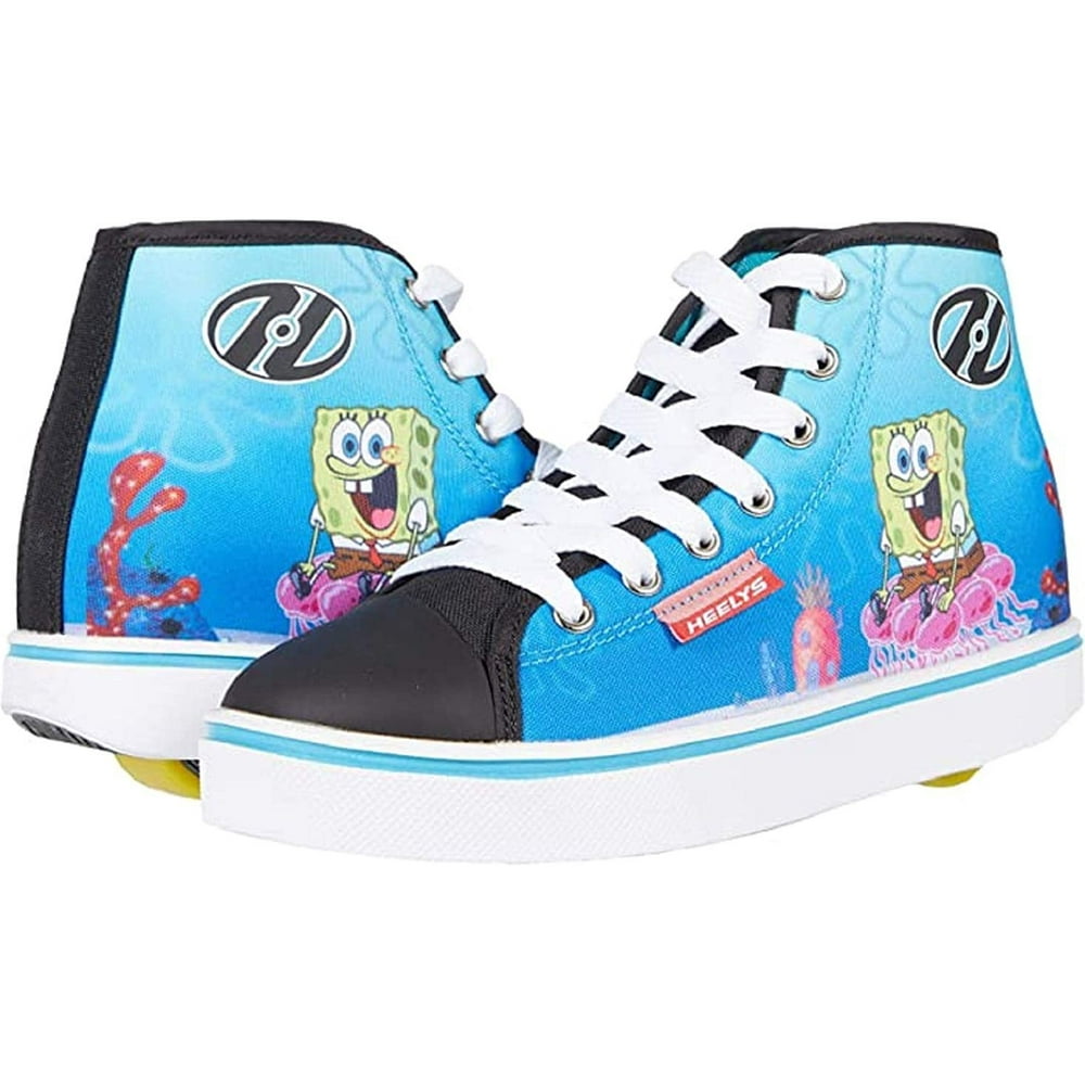 BBC International Men's High Top Hustle Spongebob Wheelies Wheels Sneaker Shoes (Numeric_13