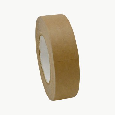 24 Rolls Tan Flatback Packing Tape – 2" X 60 Yards Kraft Paper Sealing Tape, 5.5 Mil, Shield Tape