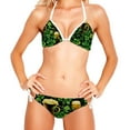 thumbnail image 2 of Saint Patrick's Day Detachable Sponge Adjustable Strap Bikini Set Two-Pack Swim Suits - Ideal for Beach and Pool Scenes, 2 of 6