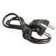 thumbnail image 2 of 1M EU 3 Prong 2 Pin AC Cable de alimentación para computadora portátil Cable adaptador Negro Ndcxsfigh Nuevos Originales, 2 of 9