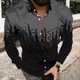 thumbnail image 1 of Camisas de moda para hombre, camisas casuales, camisas de rayas de diseñador, blusas de manga larga, ropa para hombre, blusas tipo cárdigan, blusas de alta calidad, tallas S-6XL, 1 of 6