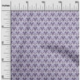 thumbnail image 2 of oneOone Georgette Viscose Violet Fabric Asian Block Print Tile Diy Clothing Quilting Fabric Print Fabric By Yard 42 Inch Wide, 2 of 4